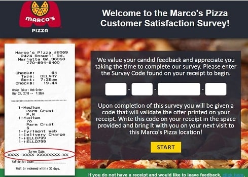 tell marcos survey code